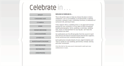 Desktop Screenshot of celebratein.co.uk